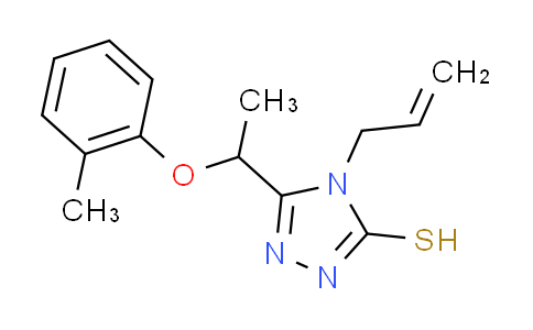 CAS No. 667414-42-8, 4-allyl-5-[1-(2-methylphenoxy)ethyl]-4H-1,2,4-triazole-3-thiol