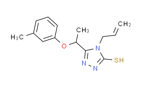 CAS No. 667413-68-5, 4-allyl-5-[1-(3-methylphenoxy)ethyl]-4H-1,2,4-triazole-3-thiol