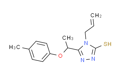 CAS No. 667412-79-5, 4-allyl-5-[1-(4-methylphenoxy)ethyl]-4H-1,2,4-triazole-3-thiol