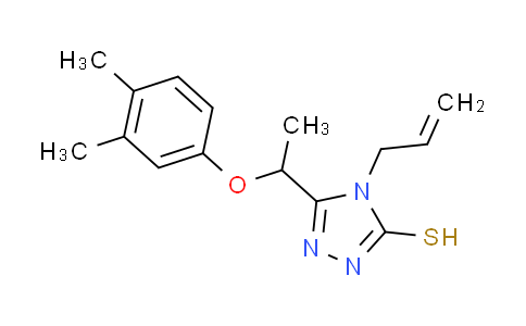 CAS No. 669726-50-5, 4-allyl-5-[1-(3,4-dimethylphenoxy)ethyl]-4H-1,2,4-triazole-3-thiol
