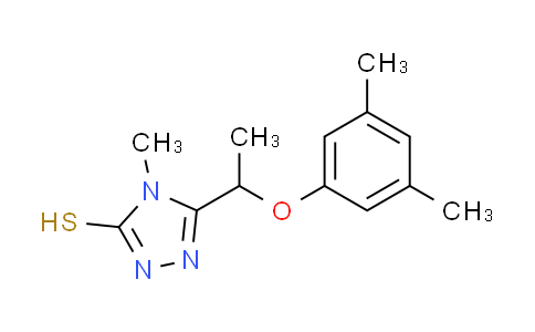 CAS No. 588673-46-5, 5-[1-(3,5-dimethylphenoxy)ethyl]-4-methyl-4H-1,2,4-triazole-3-thiol