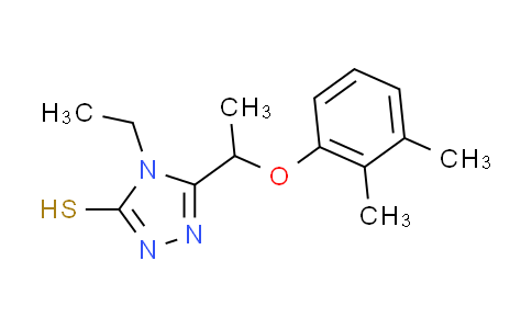 CAS No. 667413-67-4, 5-[1-(2,3-dimethylphenoxy)ethyl]-4-ethyl-4H-1,2,4-triazole-3-thiol