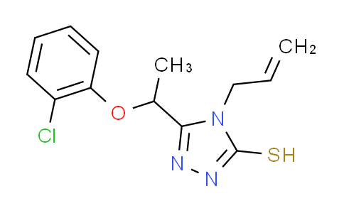 CAS No. 667436-84-2, 4-allyl-5-[1-(2-chlorophenoxy)ethyl]-4H-1,2,4-triazole-3-thiol