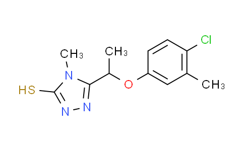 CAS No. 724749-60-4, 5-[1-(4-chloro-3-methylphenoxy)ethyl]-4-methyl-4H-1,2,4-triazole-3-thiol