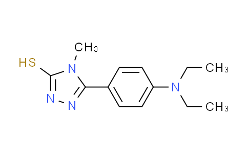 CAS No. 669748-04-3, 5-[4-(diethylamino)phenyl]-4-methyl-4H-1,2,4-triazole-3-thiol