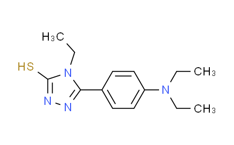 CAS No. 669748-44-1, 5-[4-(diethylamino)phenyl]-4-ethyl-4H-1,2,4-triazole-3-thiol