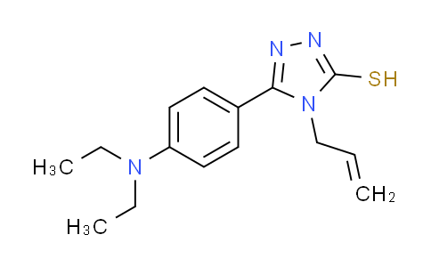 CAS No. 669748-48-5, 4-allyl-5-[4-(diethylamino)phenyl]-4H-1,2,4-triazole-3-thiol