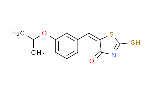 CAS No. 127378-77-2, (5E)-5-(3-isopropoxybenzylidene)-2-mercapto-1,3-thiazol-4(5H)-one