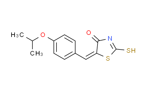 CAS No. 303798-03-0, (5E)-5-(4-isopropoxybenzylidene)-2-mercapto-1,3-thiazol-4(5H)-one