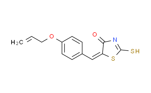 CAS No. 361184-37-4, (5E)-5-[4-(allyloxy)benzylidene]-2-mercapto-1,3-thiazol-4(5H)-one
