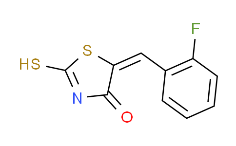 CAS No. 1784763-12-7, (5E)-5-(2-fluorobenzylidene)-2-mercapto-1,3-thiazol-4(5H)-one