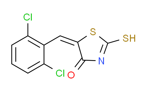 CAS No. 65562-49-4, (5E)-5-(2,6-dichlorobenzylidene)-2-mercapto-1,3-thiazol-4(5H)-one
