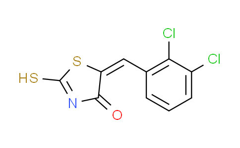CAS No. 90407-17-3, (5E)-5-(2,3-dichlorobenzylidene)-2-mercapto-1,3-thiazol-4(5H)-one