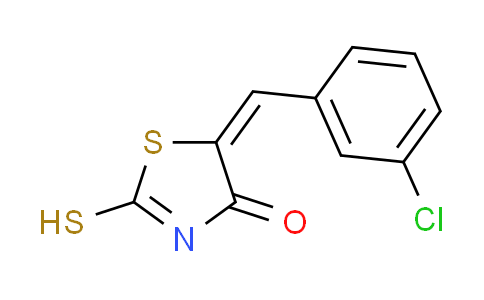 CAS No. 1784763-10-5, (5E)-5-(3-chlorobenzylidene)-2-mercapto-1,3-thiazol-4(5H)-one