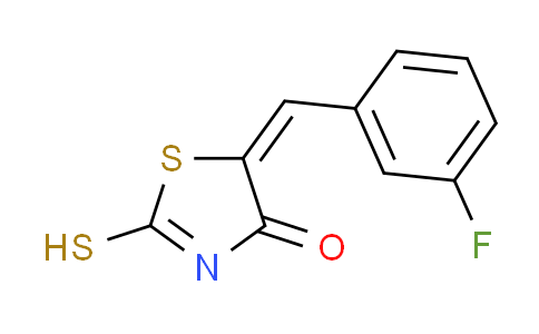 CAS No. 349-33-7, (5E)-5-(3-fluorobenzylidene)-2-mercapto-1,3-thiazol-4(5H)-one
