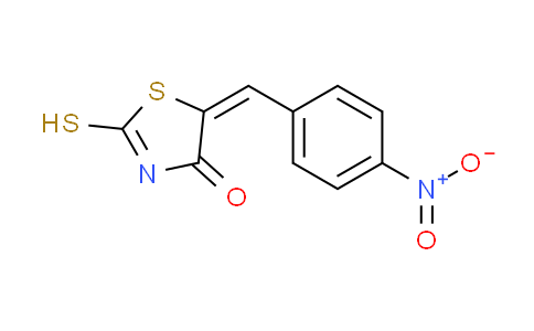 CAS No. 1082724-70-6, (5E)-2-mercapto-5-(4-nitrobenzylidene)-1,3-thiazol-4(5H)-one