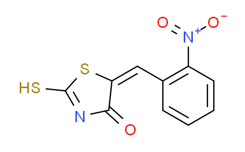 CAS No. 1784763-14-9, (5E)-2-mercapto-5-(2-nitrobenzylidene)-1,3-thiazol-4(5H)-one