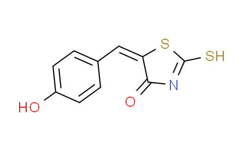 CAS No. 81154-13-4, (5E)-5-(4-hydroxybenzylidene)-2-mercapto-1,3-thiazol-4(5H)-one