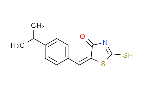 CAS No. 100393-19-9, (5E)-5-(4-isopropylbenzylidene)-2-mercapto-1,3-thiazol-4(5H)-one