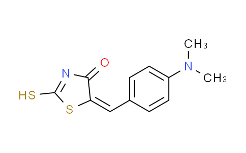 CAS No. 536-17-4, (5E)-5-[4-(dimethylamino)benzylidene]-2-mercapto-1,3-thiazol-4(5H)-one