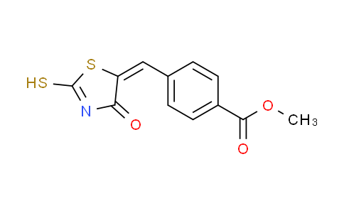 CAS No. 304861-41-4, methyl 4-[(E)-(2-mercapto-4-oxo-1,3-thiazol-5(4H)-ylidene)methyl]benzoate