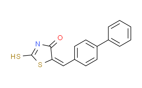 CAS No. 1784763-15-0, (5E)-5-(biphenyl-4-ylmethylene)-2-mercapto-1,3-thiazol-4(5H)-one