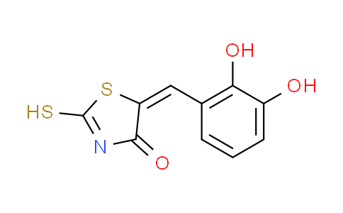 CAS No. 590376-71-9, (5E)-5-(2,3-dihydroxybenzylidene)-2-mercapto-1,3-thiazol-4(5H)-one