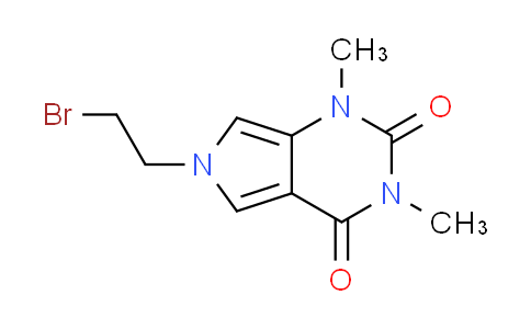 CAS No. 841208-76-2, 6-(2-bromoethyl)-1,3-dimethyl-1H-pyrrolo[3,4-d]pyrimidine-2,4(3H,6H)-dione