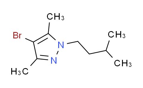 CAS No. 1171717-09-1, 4-bromo-3,5-dimethyl-1-(3-methylbutyl)-1H-pyrazole