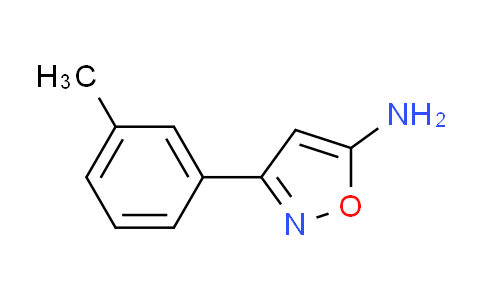 CAS No. 86685-97-4, 3-(3-methylphenyl)isoxazol-5-amine