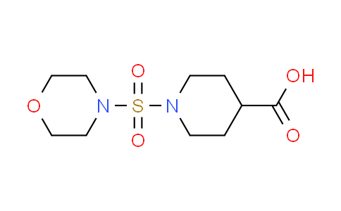 CAS No. 897766-44-8, 1-(morpholin-4-ylsulfonyl)piperidine-4-carboxylic acid