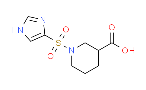 CAS No. 899703-25-4, 1-(1H-imidazol-4-ylsulfonyl)piperidine-3-carboxylic acid