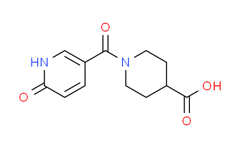 CAS No. 697257-26-4, 1-[(6-oxo-1,6-dihydropyridin-3-yl)carbonyl]piperidine-4-carboxylic acid