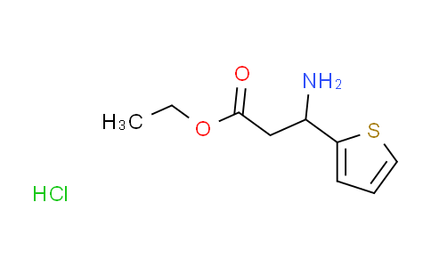 CAS No. 945419-78-3, ethyl 3-amino-3-(2-thienyl)propanoate hydrochloride