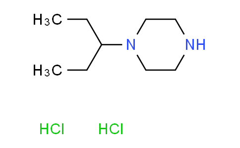 CAS No. 686721-33-5, 1-(1-ethylpropyl)piperazine dihydrochloride