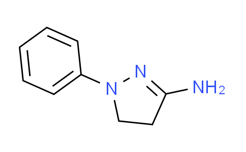 CAS No. 3314-35-0, 1-phenyl-4,5-dihydro-1H-pyrazol-3-amine