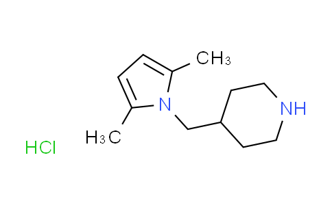 CAS No. 614746-08-6, 4-[(2,5-dimethyl-1H-pyrrol-1-yl)methyl]piperidine hydrochloride