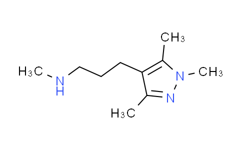 CAS No. 1019130-43-8, N-methyl-3-(1,3,5-trimethyl-1H-pyrazol-4-yl)propan-1-amine