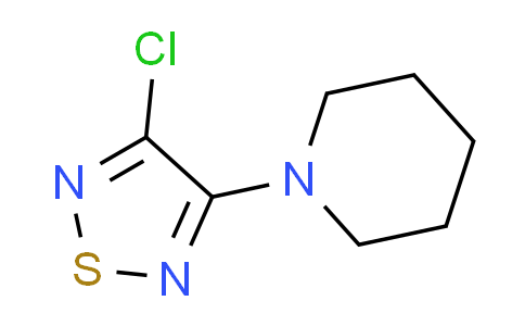 CAS No. 173053-54-8, 1-(4-chloro-1,2,5-thiadiazol-3-yl)piperidine