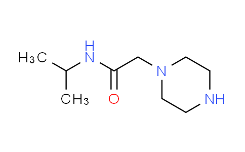 CAS No. 39890-42-1, N-isopropyl-2-piperazin-1-ylacetamide
