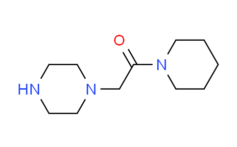 CAS No. 70558-13-3, 1-(2-oxo-2-piperidin-1-ylethyl)piperazine