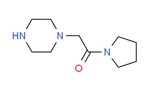CAS No. 39890-45-4, 1-(2-oxo-2-pyrrolidin-1-ylethyl)piperazine