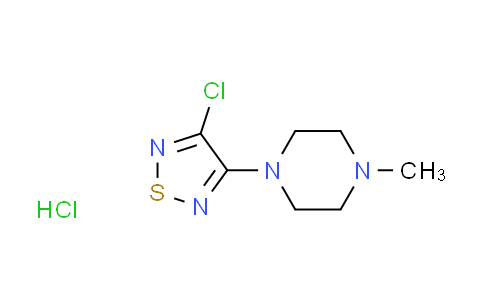 CAS No. 1982760-64-4, 1-(4-chloro-1,2,5-thiadiazol-3-yl)-4-methylpiperazine hydrochloride