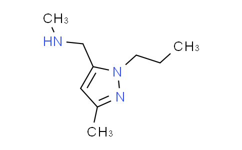 CAS No. 956208-04-1, N-methyl-1-(3-methyl-1-propyl-1H-pyrazol-5-yl)methanamine