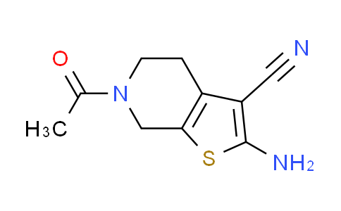 CAS No. 150986-84-8, 6-acetyl-2-amino-4,5,6,7-tetrahydrothieno[2,3-c]pyridine-3-carbonitrile
