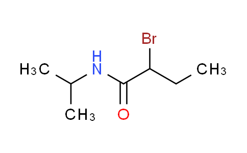 CAS No. 41643-82-7, 2-bromo-N-isopropylbutanamide
