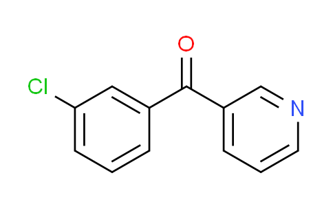 CAS No. 62247-00-1, (3-chlorophenyl)(pyridin-3-yl)methanone