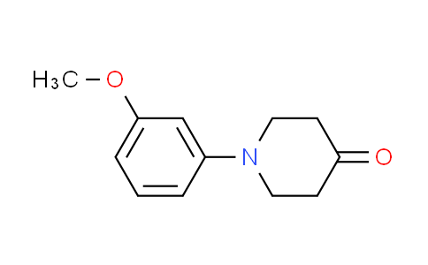 CAS No. 158553-32-3, 1-(3-methoxyphenyl)piperidin-4-one
