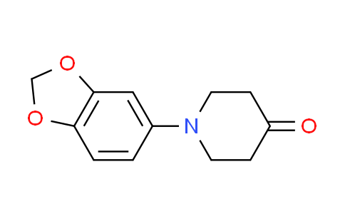 CAS No. 267428-44-4, 1-(1,3-benzodioxol-5-yl)piperidin-4-one