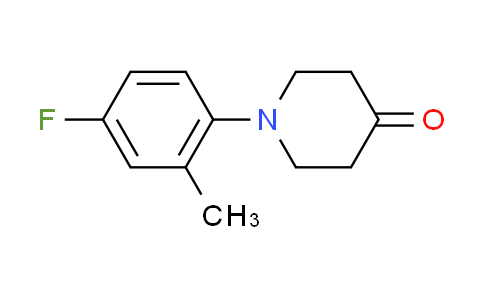 CAS No. 938458-77-6, 1-(4-fluoro-2-methylphenyl)piperidin-4-one